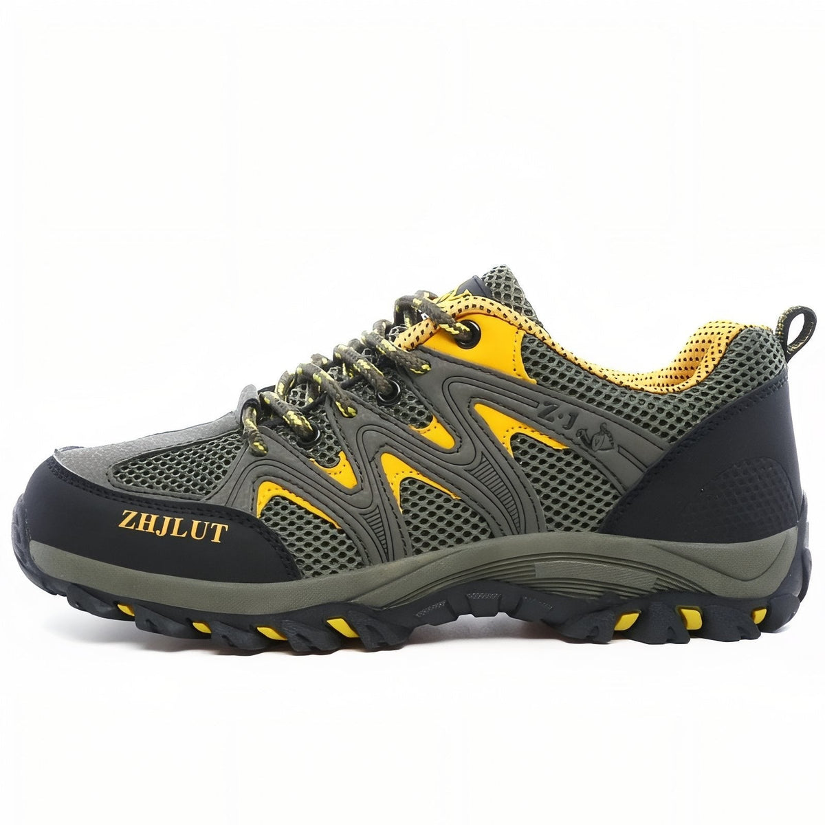 Hiking Shoes – Men's Grippy Lugged Sole with Toe Protection