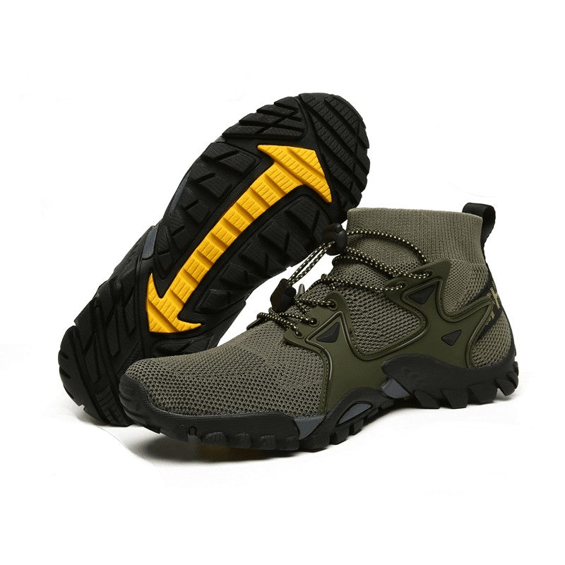 Hiking Shoes – Men's High-Top Non-Slip Lightweight Trail