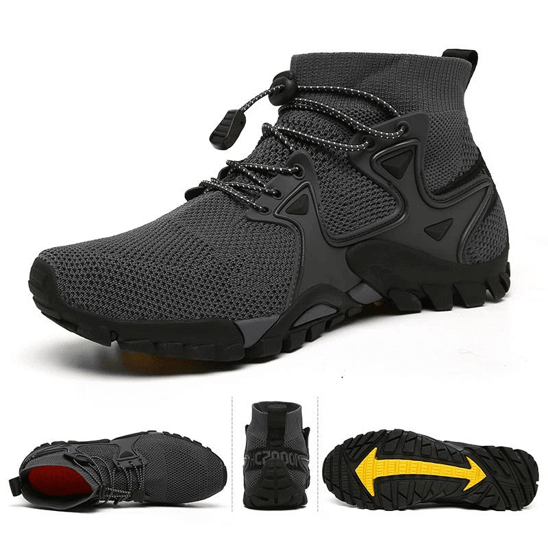 Hiking Shoes – Men's High-Top Non-Slip Lightweight Trail