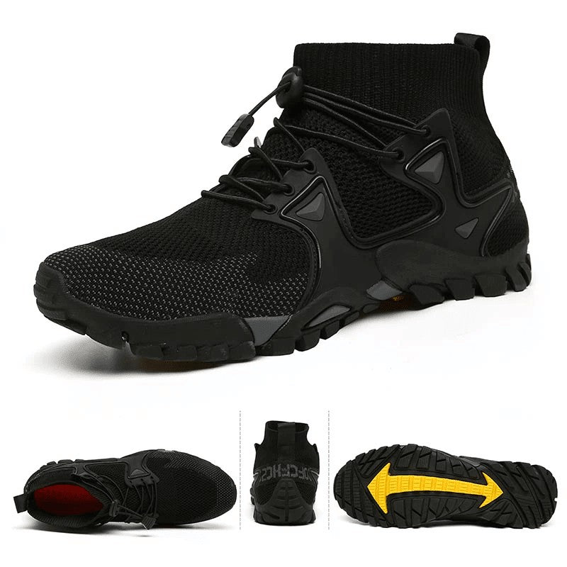 Hiking Shoes – Men's High-Top Non-Slip Lightweight Trail
