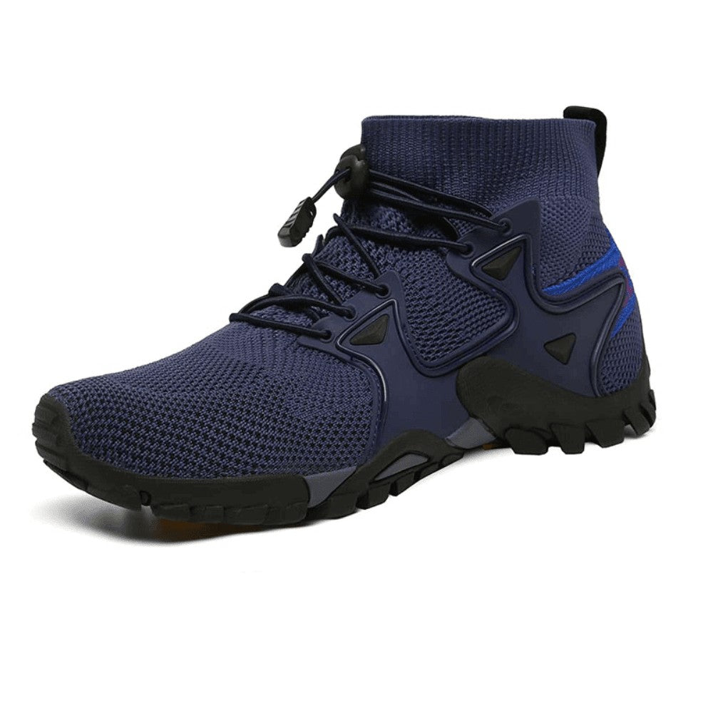 Hiking Shoes – Men's High-Top Non-Slip Lightweight Trail – Blue