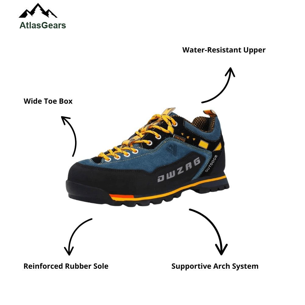Hiking Shoes – Men's Low-Cut Water-Resistant Trail Shoes
