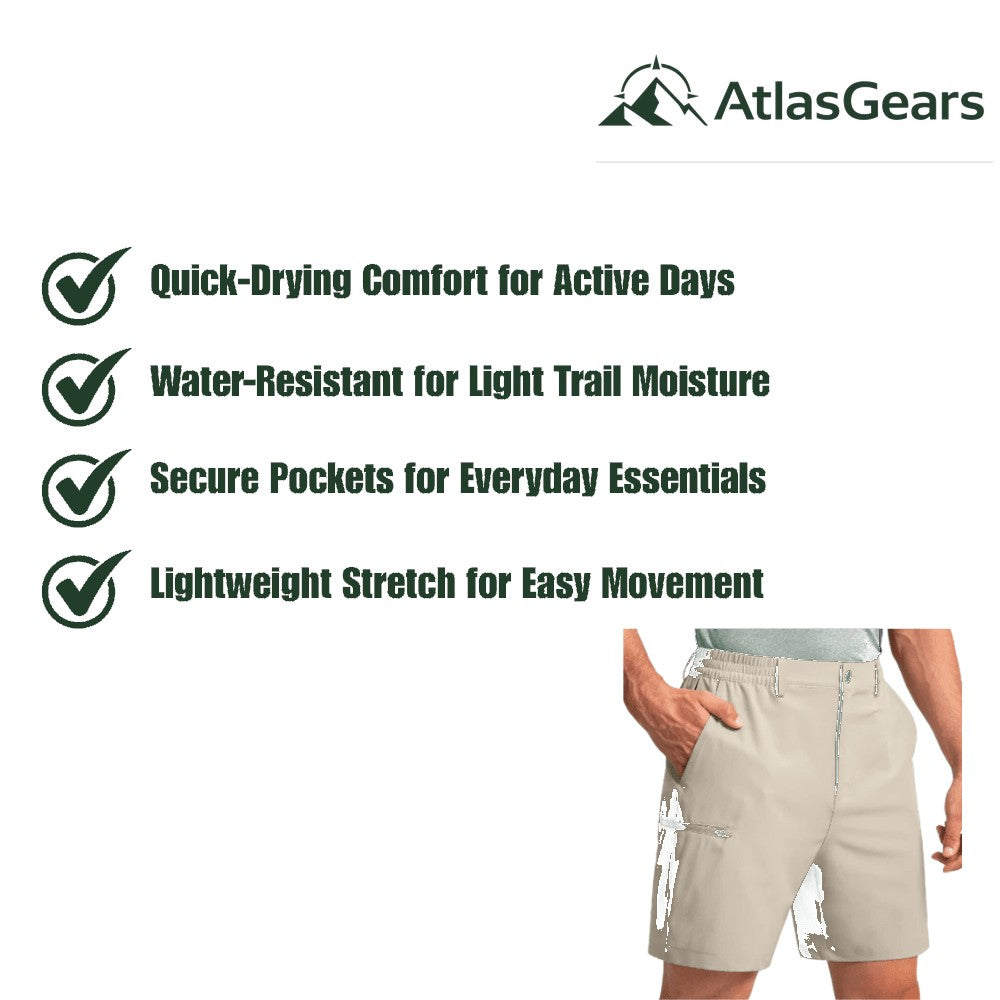 Hiking Shorts – Lightweight Water-Resistant Trail Shorts