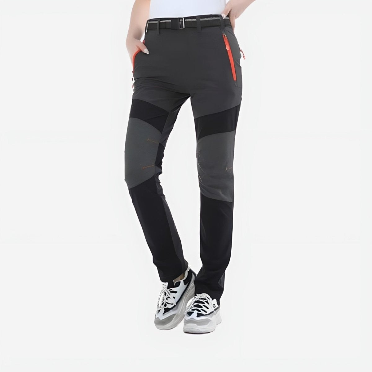 Hiking Trousers – Lightweight Water-Resistant Walking Trousers – Black