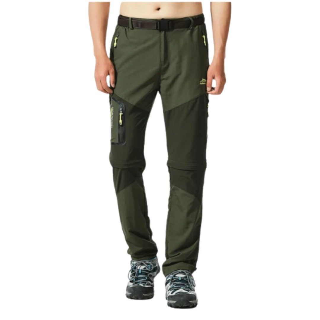 Hiking Trousers – Men's Breathable Water-Resistant Trousers – Green 1