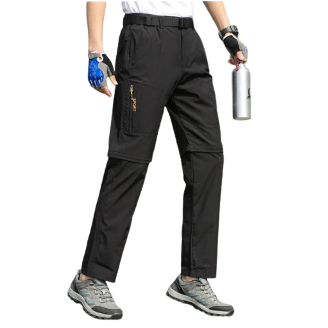 Hiking Trousers – Men's Breathable Water-Resistant Trousers – Black 2