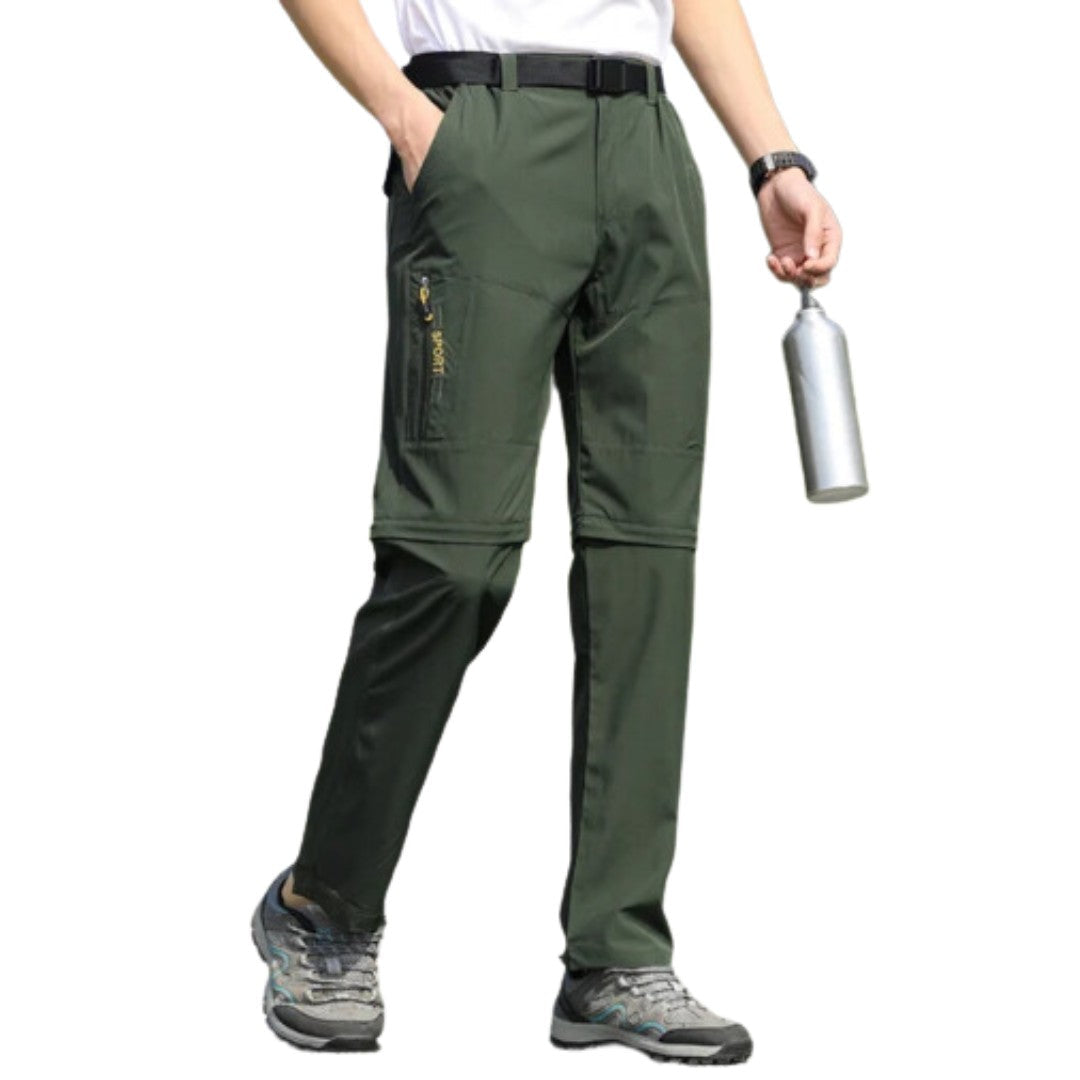 Hiking Trousers – Men's Breathable Water-Resistant Trousers – Green 2