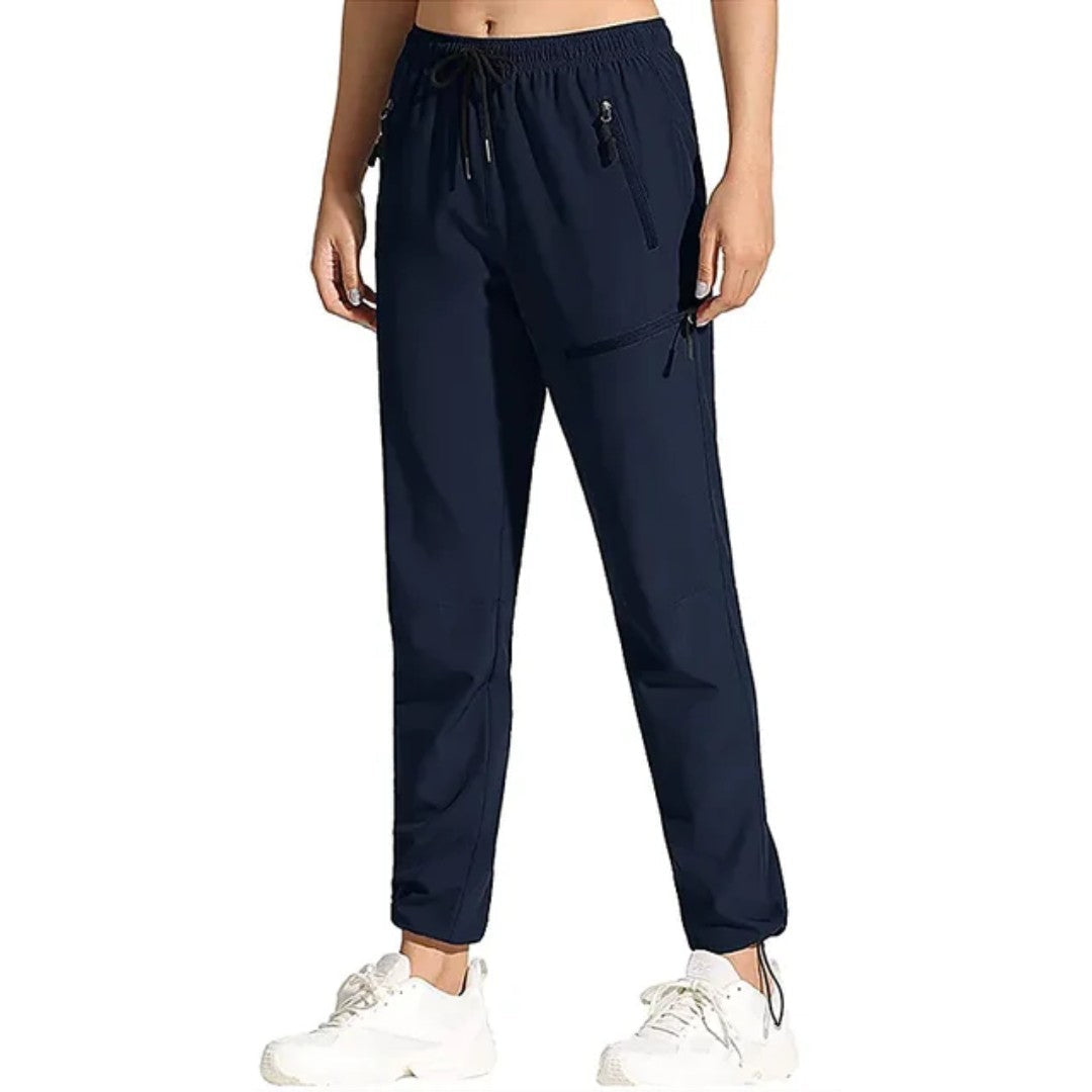 Hiking Trousers – Women's Water-Resistant Walking Trousers – Navy