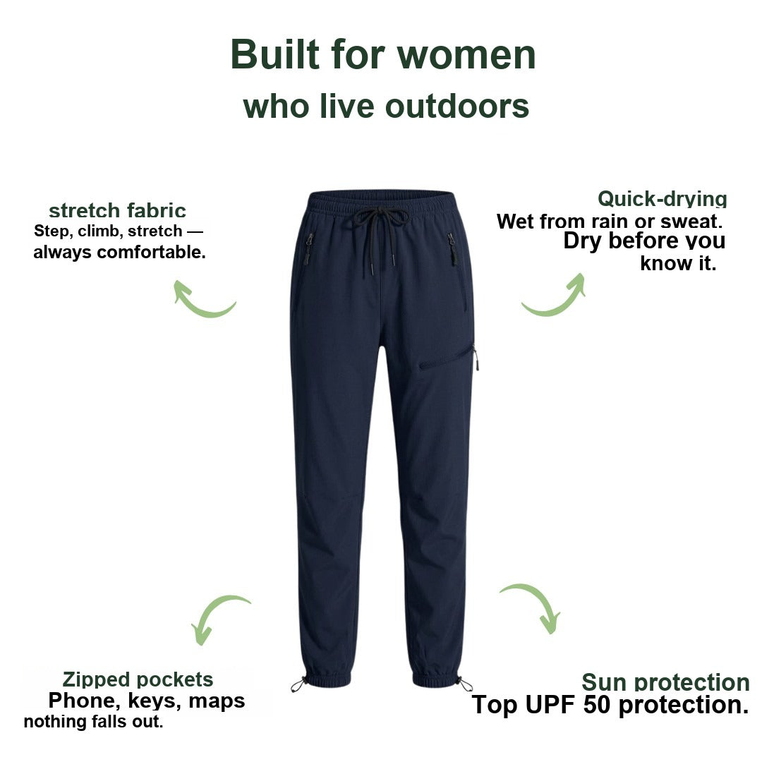 Hiking Trousers – Women's Water-Resistant Walking Trousers