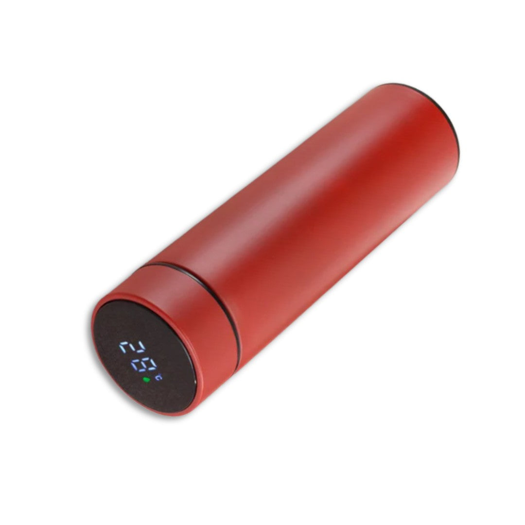 Insulated Flask – Stainless Steel Vacuum Thermos – Red