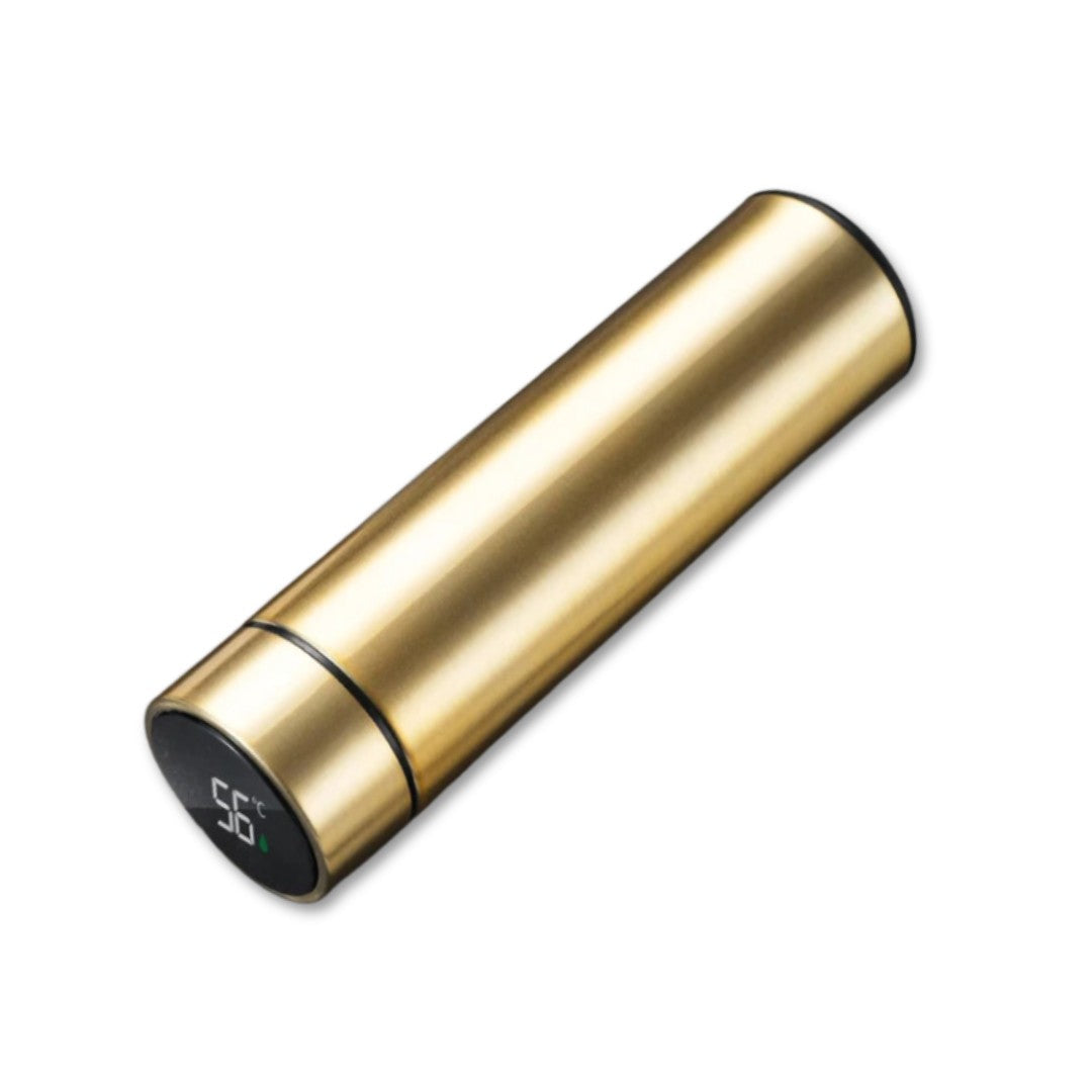 Insulated Flask – Stainless Steel Vacuum Thermos – Gold