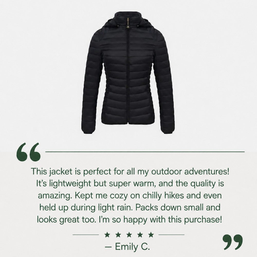 Insulated Jacket – Women's Lightweight Packable Down Layer