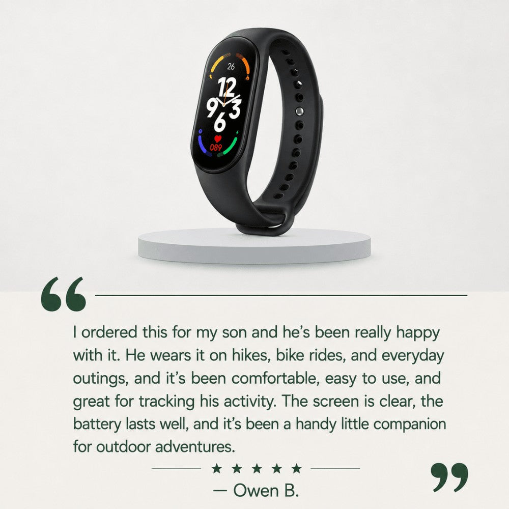 Kids' Activity Tracker – Lightweight Silicone Fitness Band