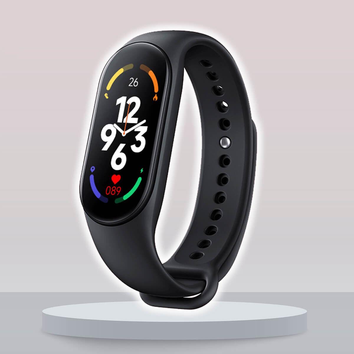 Kids' Activity Tracker – Lightweight Silicone Fitness Band – Black