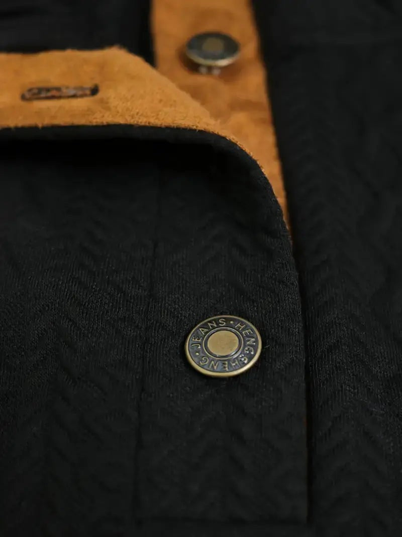 Knitted Jumper – Men's Outdoor Jumper with Patches