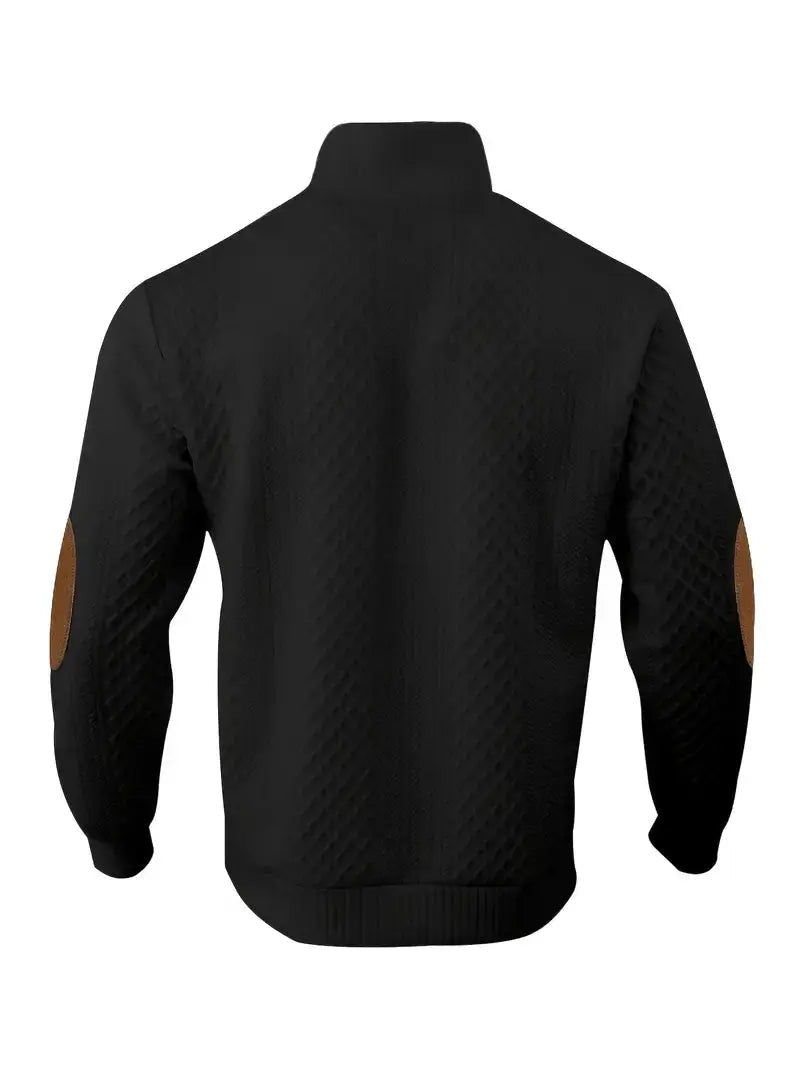 Knitted Jumper – Men's Outdoor Jumper with Patches