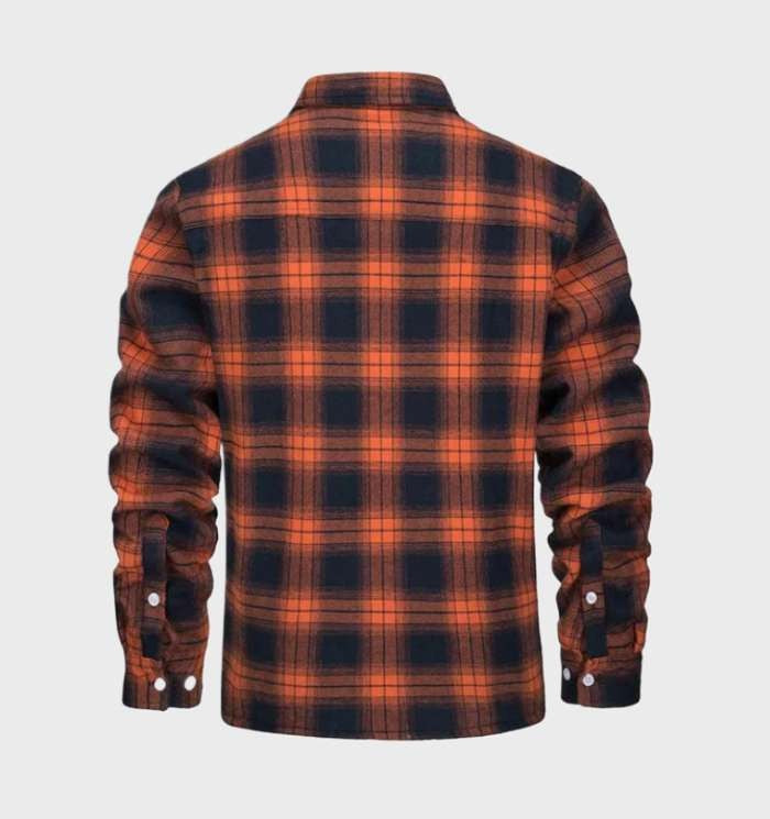 Men's Flannel Jacket – Vintage Fleece-Lined Overshirt Shacket