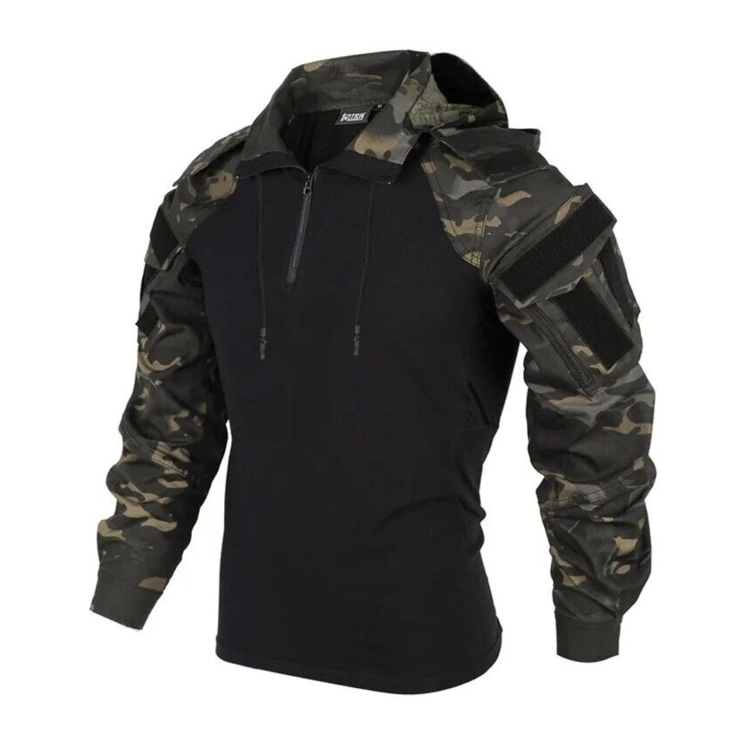 Men's Tactical Hoodie – Warm Rugged Outdoor Hooded Top