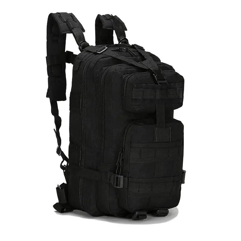 Military Backpack 30L – Waterproof 600D Ventilated Rucksack – Black