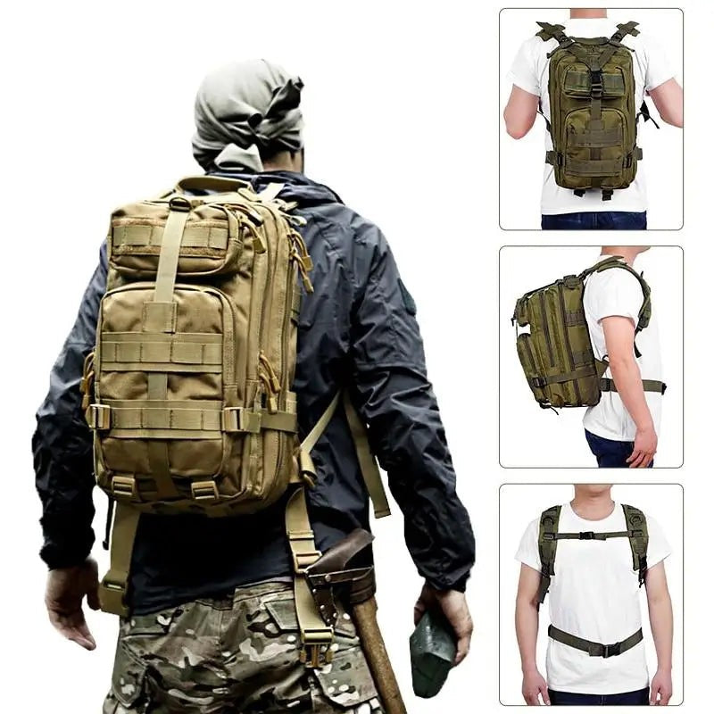 Military Backpack 50L – Large 900D Nylon Trekking Pack
