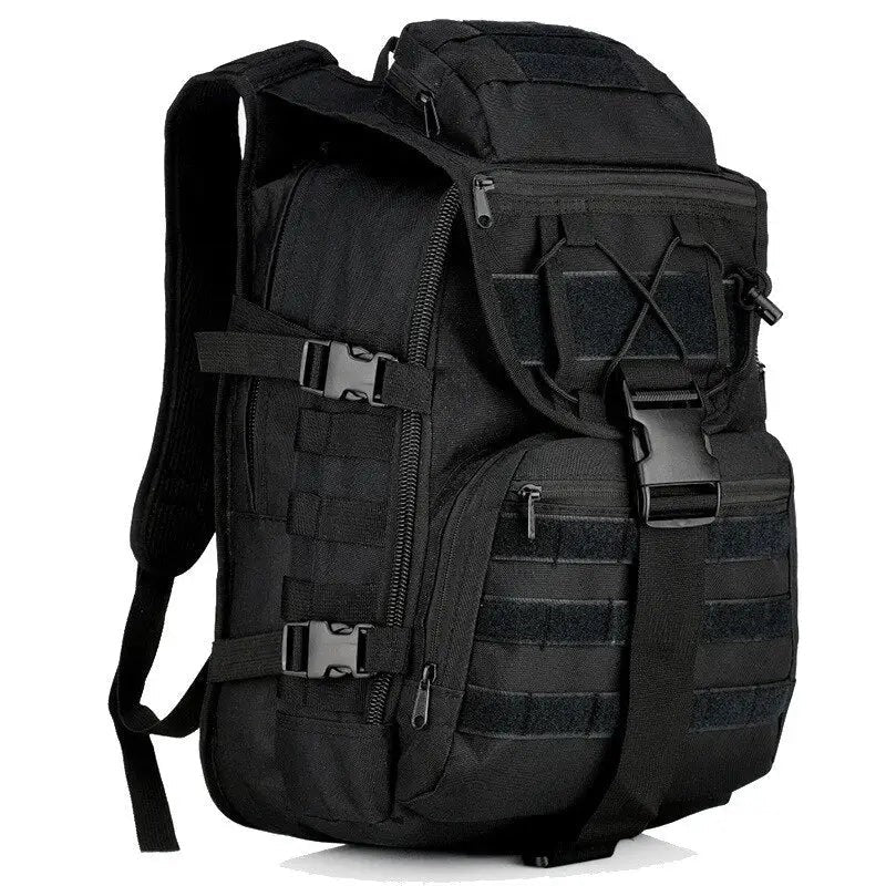 Military Backpack – Rugged 900D Tactical Rucksack – Black