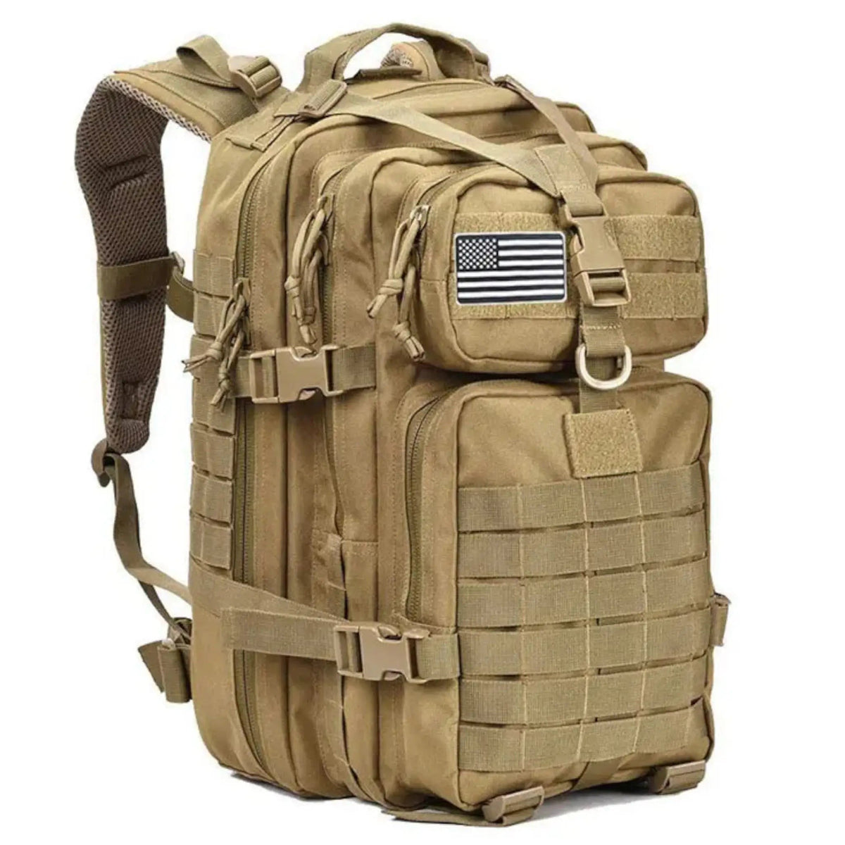 Military Travel Backpack – Ergonomic Padded Rucksack