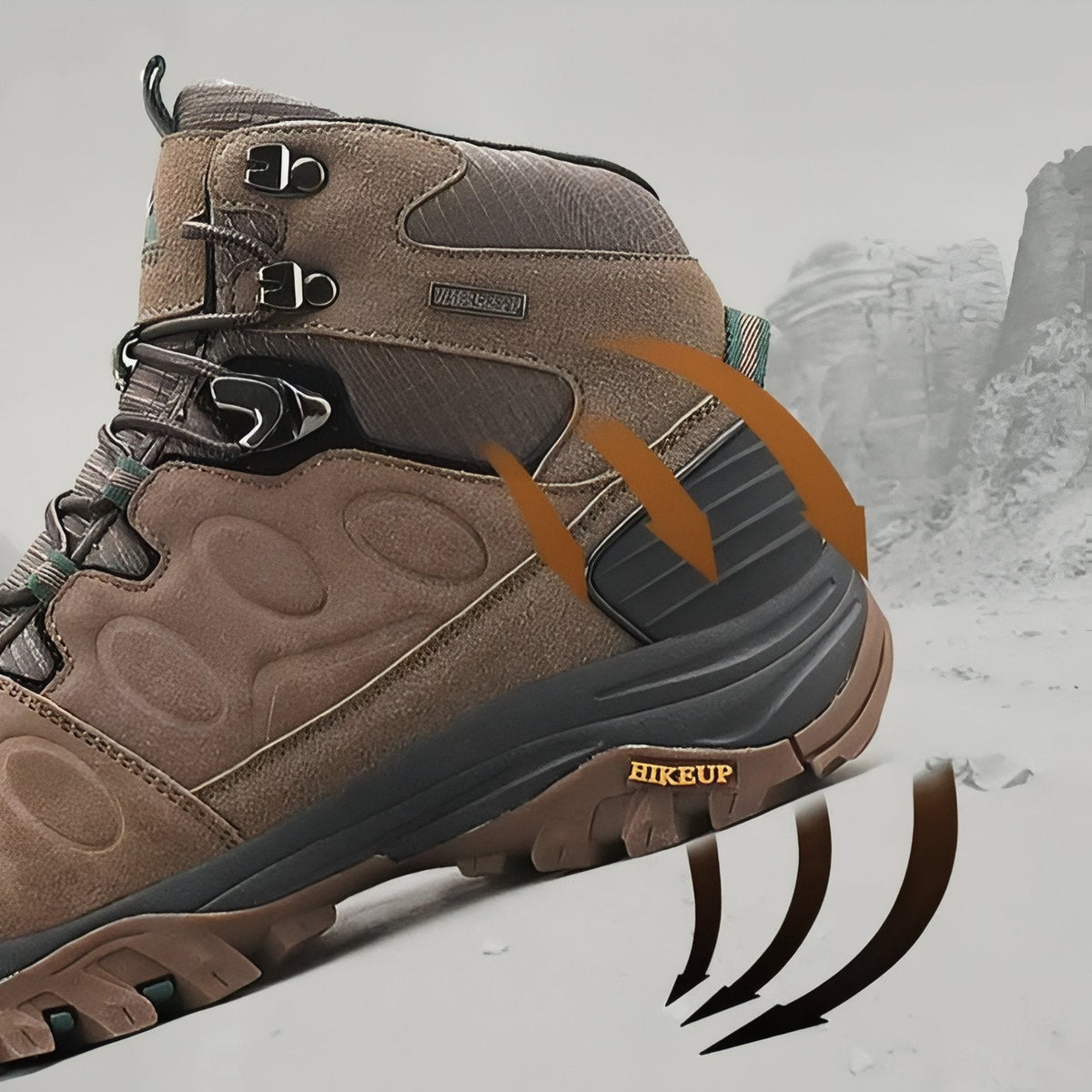 Mountain Hiking Shoes – Men's Waterproof Grip Trail Shoes