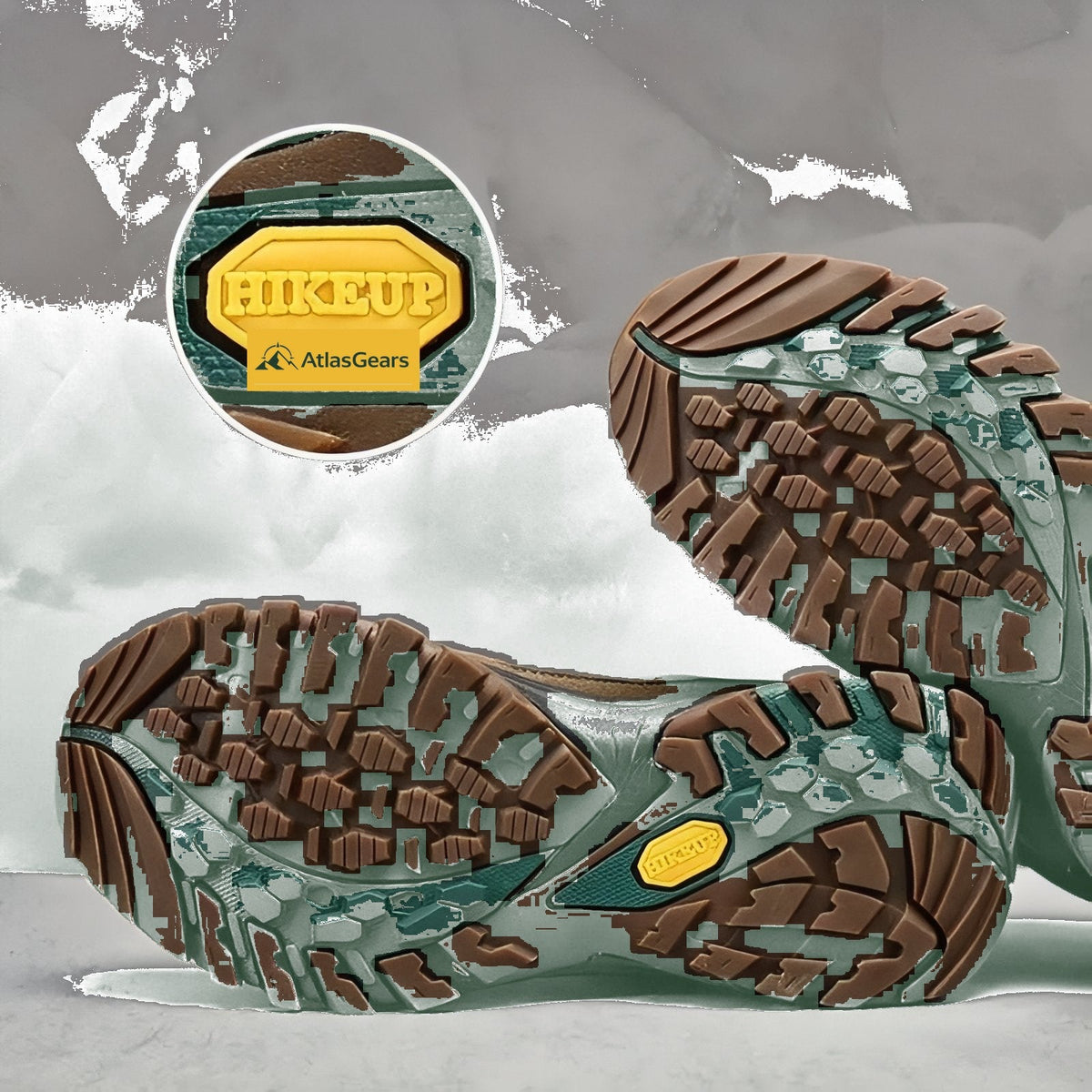 Mountain Hiking Shoes – Men's Waterproof Grip Trail Shoes