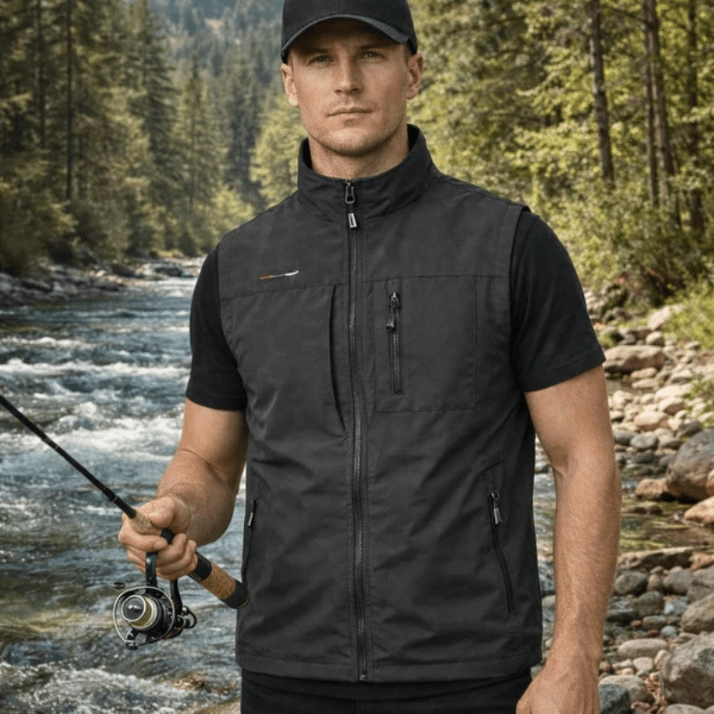 Outdoor Gilet – Men's Lightweight Multi-Pocket Vest