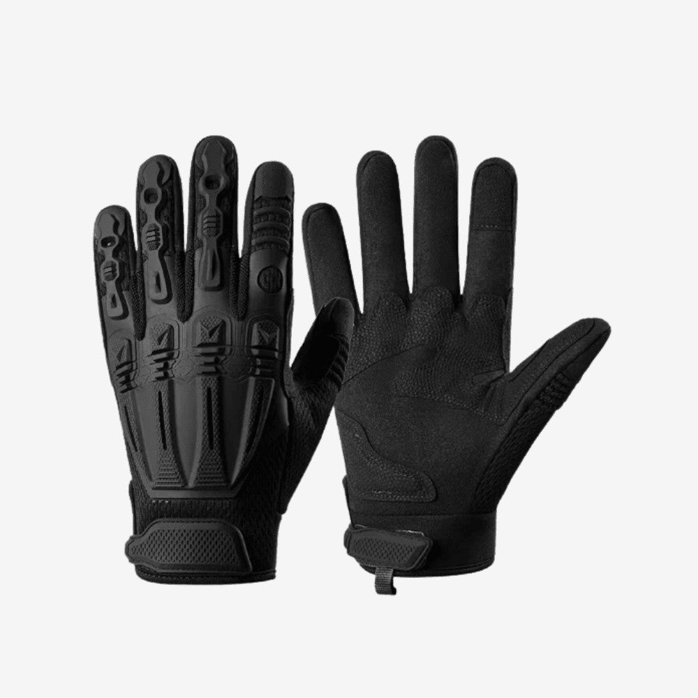 Outdoor Gloves – Breathable Full-Finger Tactical Gloves – Black