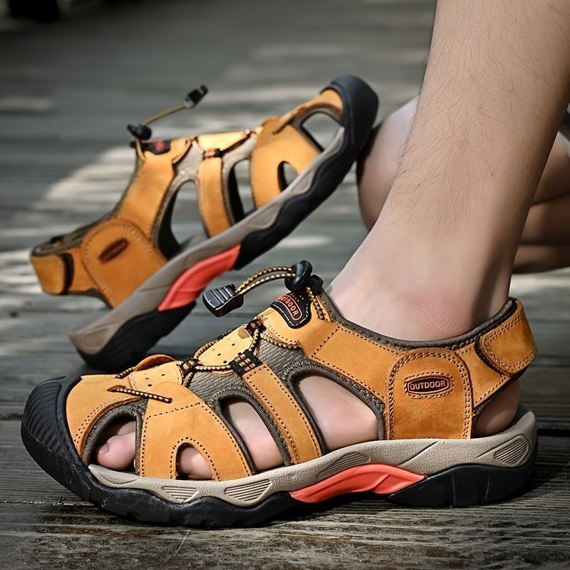Outdoor Sandals – Men's Lightweight Breathable Grip Sandals – Gold