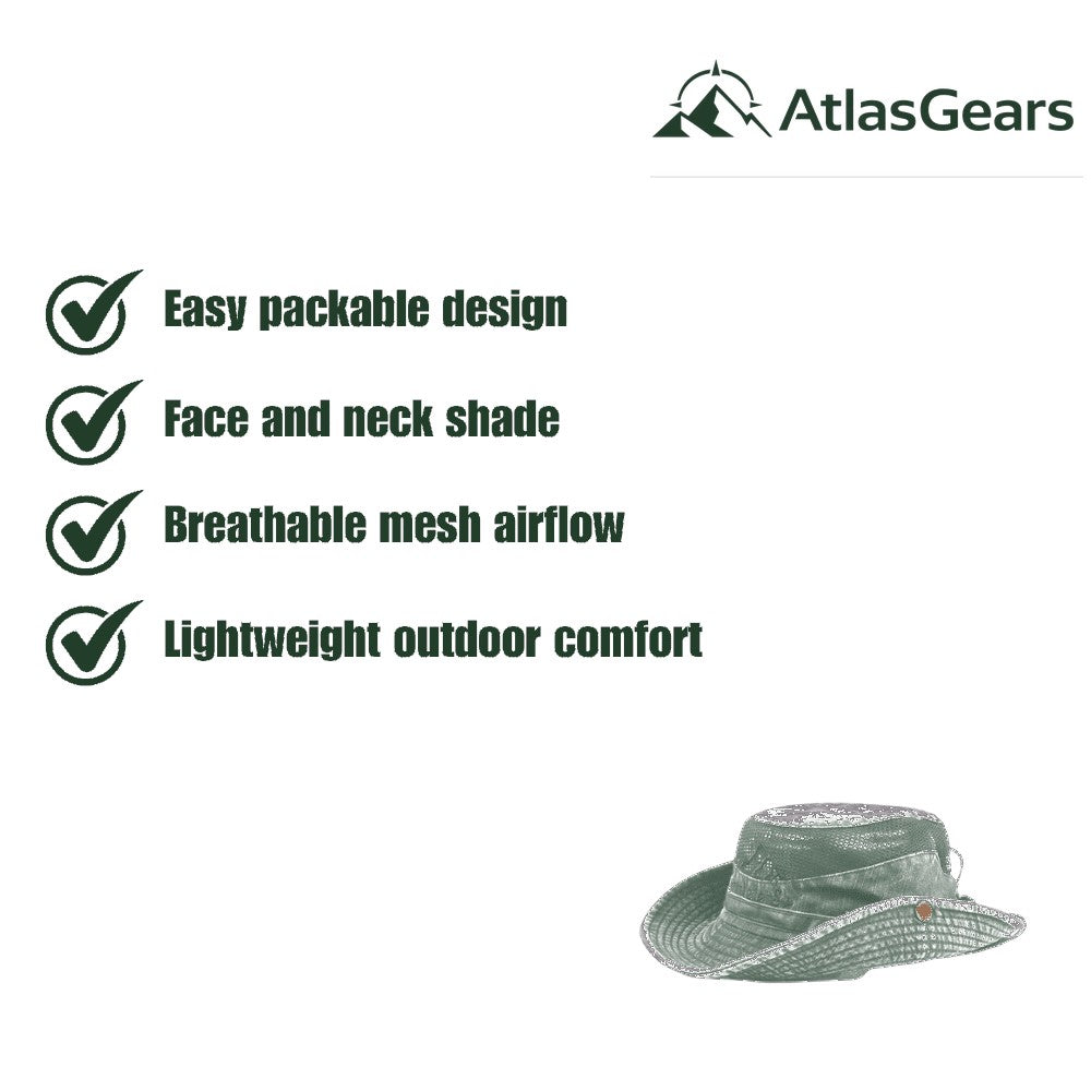 Panama Sun Hat – Breathable Wide Brim with UV Sun Protection