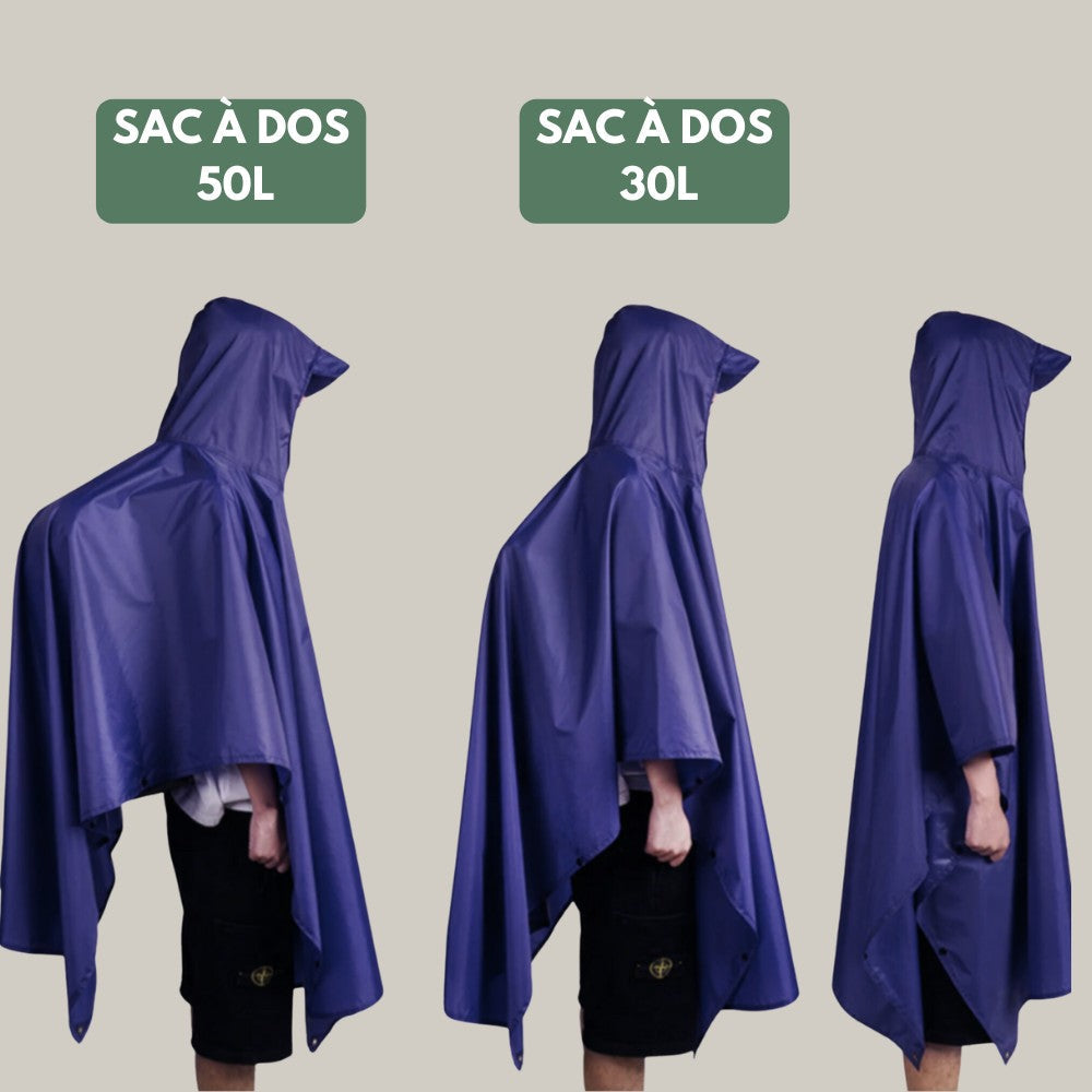 Rain Poncho – Waterproof Hiking & Cycling Rain Cover