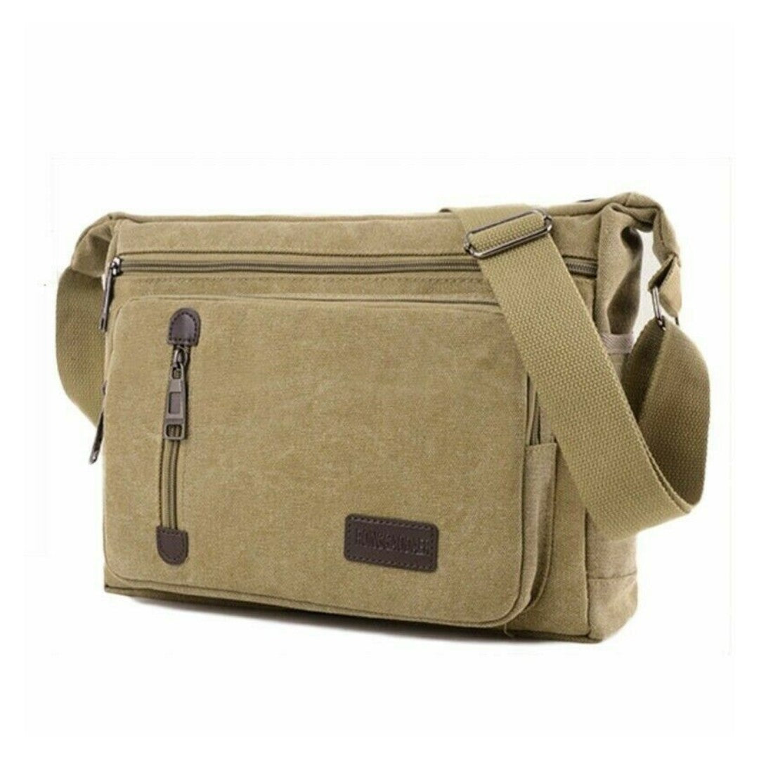 Shoulder Bag – Outdoor Travel Crossbody Bag – Khaki