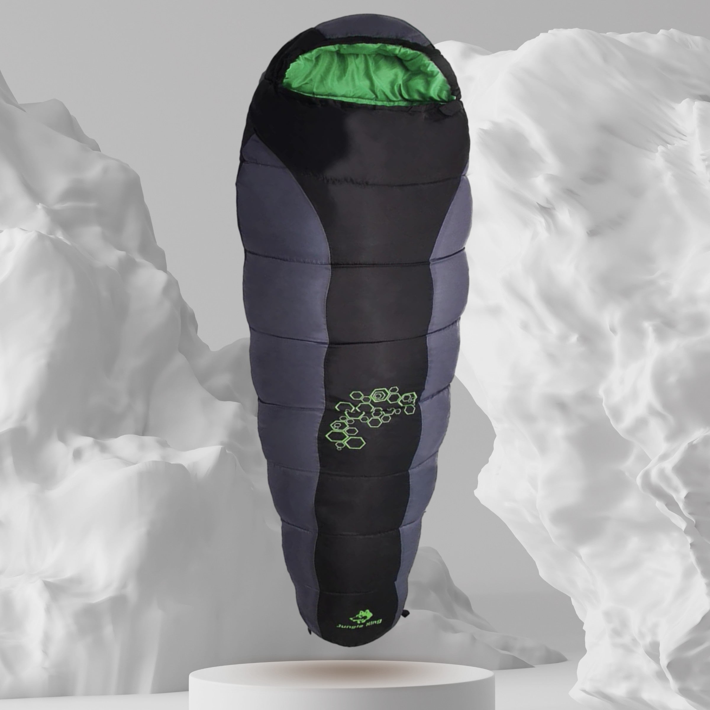 Sleeping Bag – Down -15°C Sarcophagus Winter Trekking Bag – Black