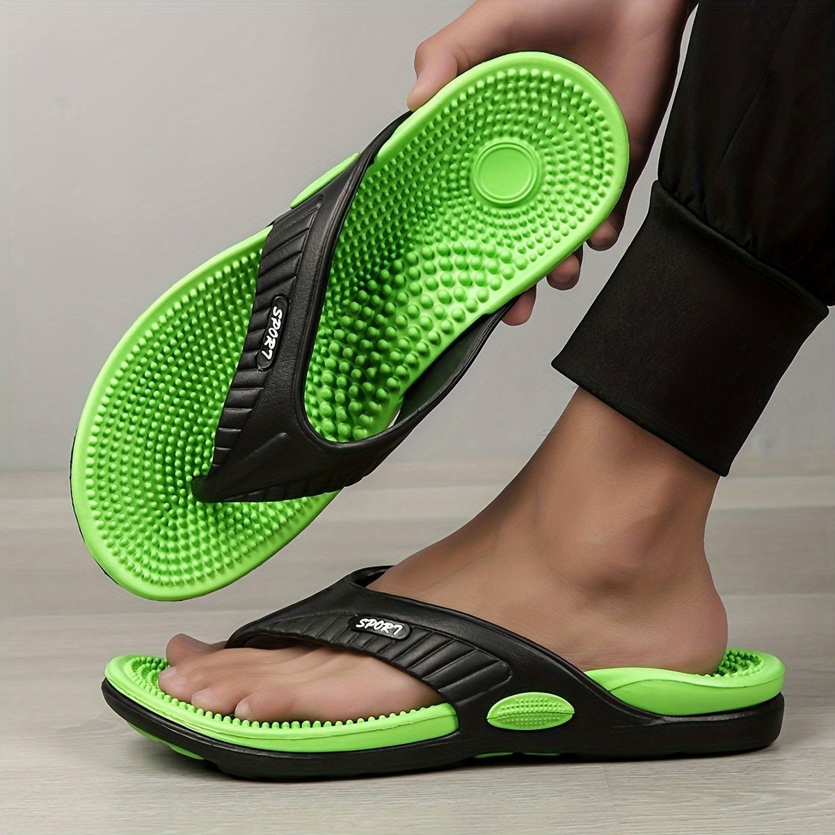 Slides – Lightweight Slip-Resistant EVA Sliders – Green