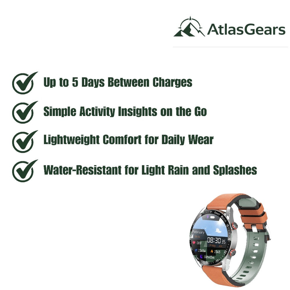 Smartwatch – Lightweight Water-Resistant Fitness Watch