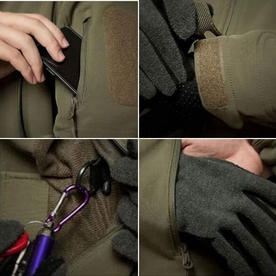 Softshell Jacket – Men's Hooded Water-Resistant Outdoor Coat