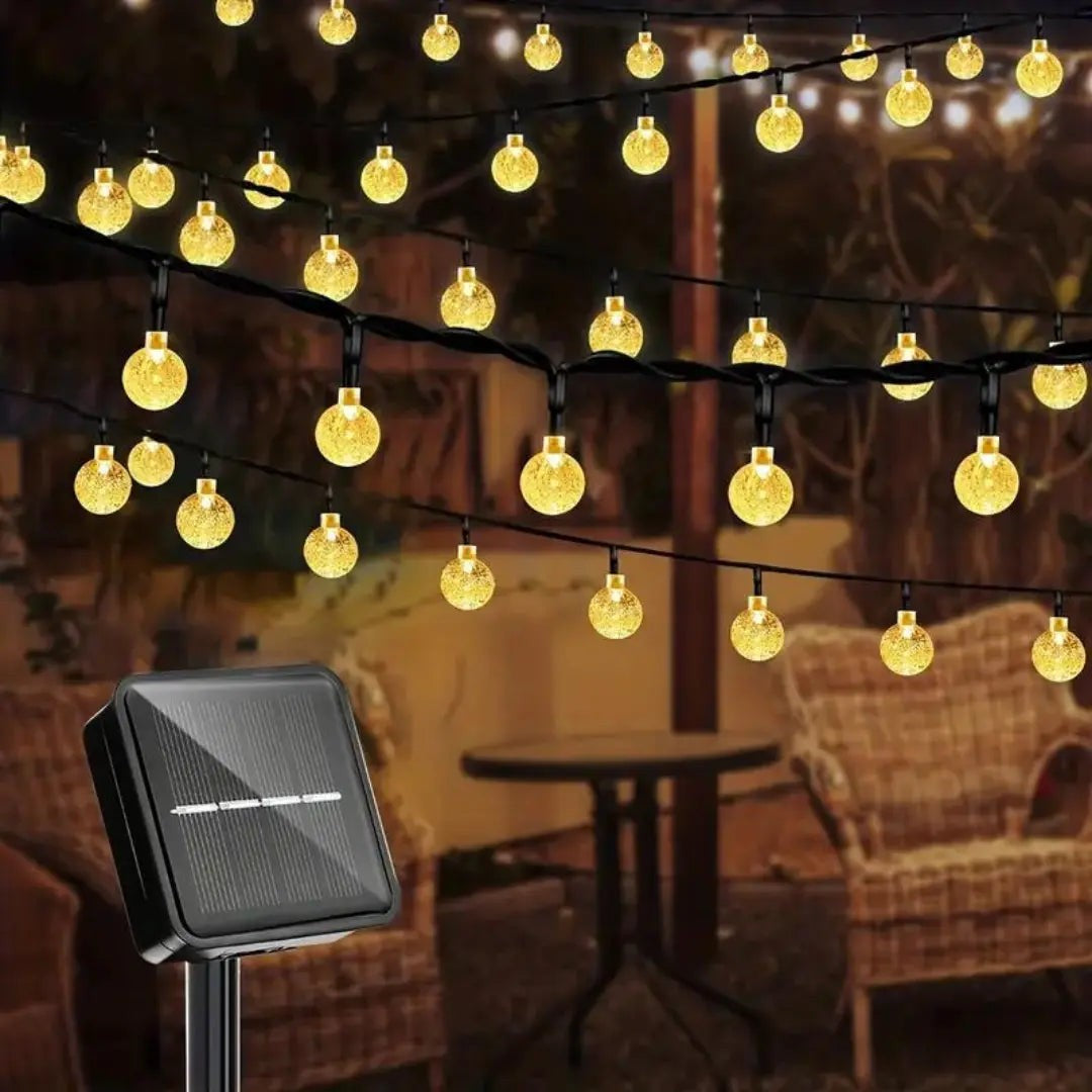 Solar String Lights – Outdoor LED Garden Fairy Lights