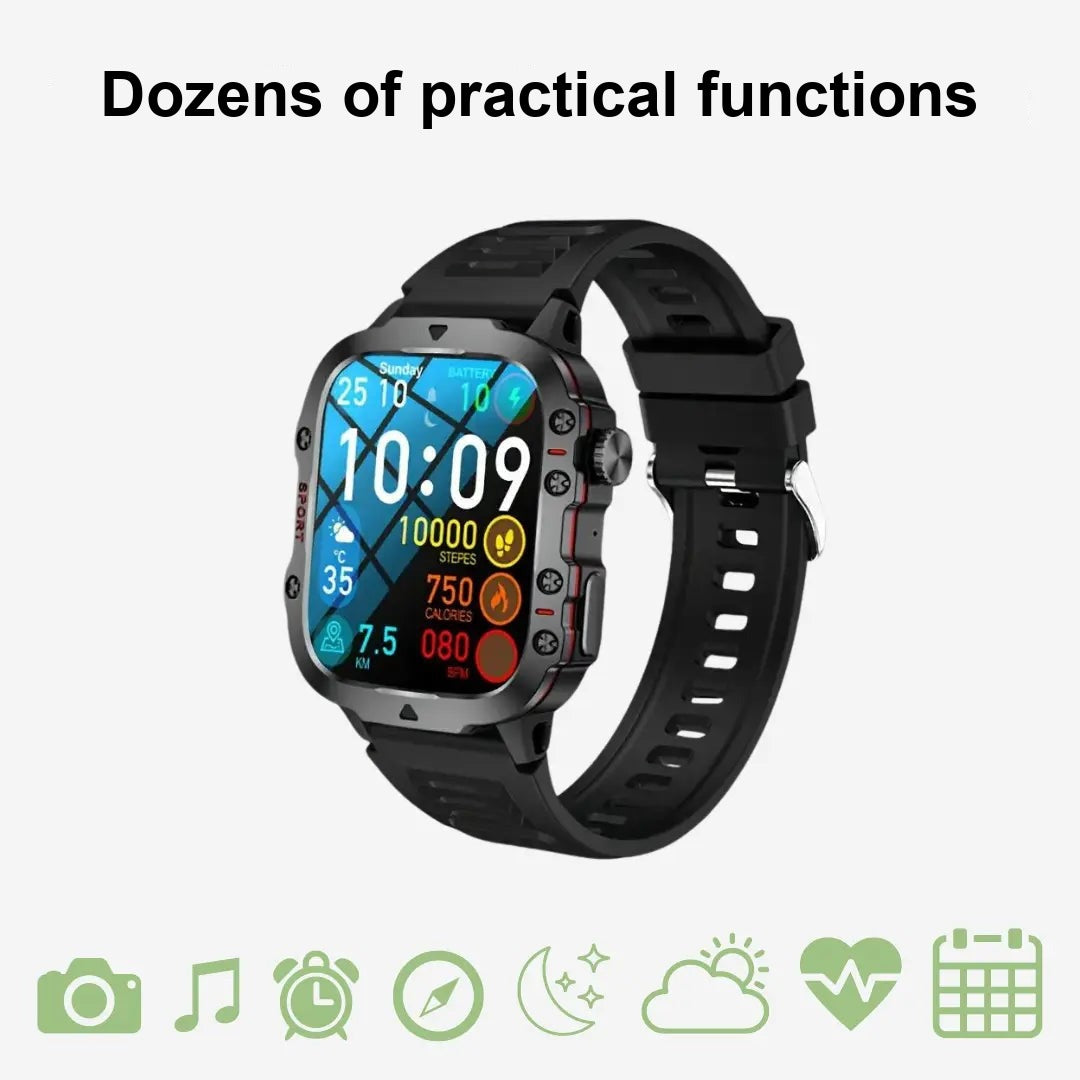 Sport Smartwatch – IP68 Waterproof Fitness Watch