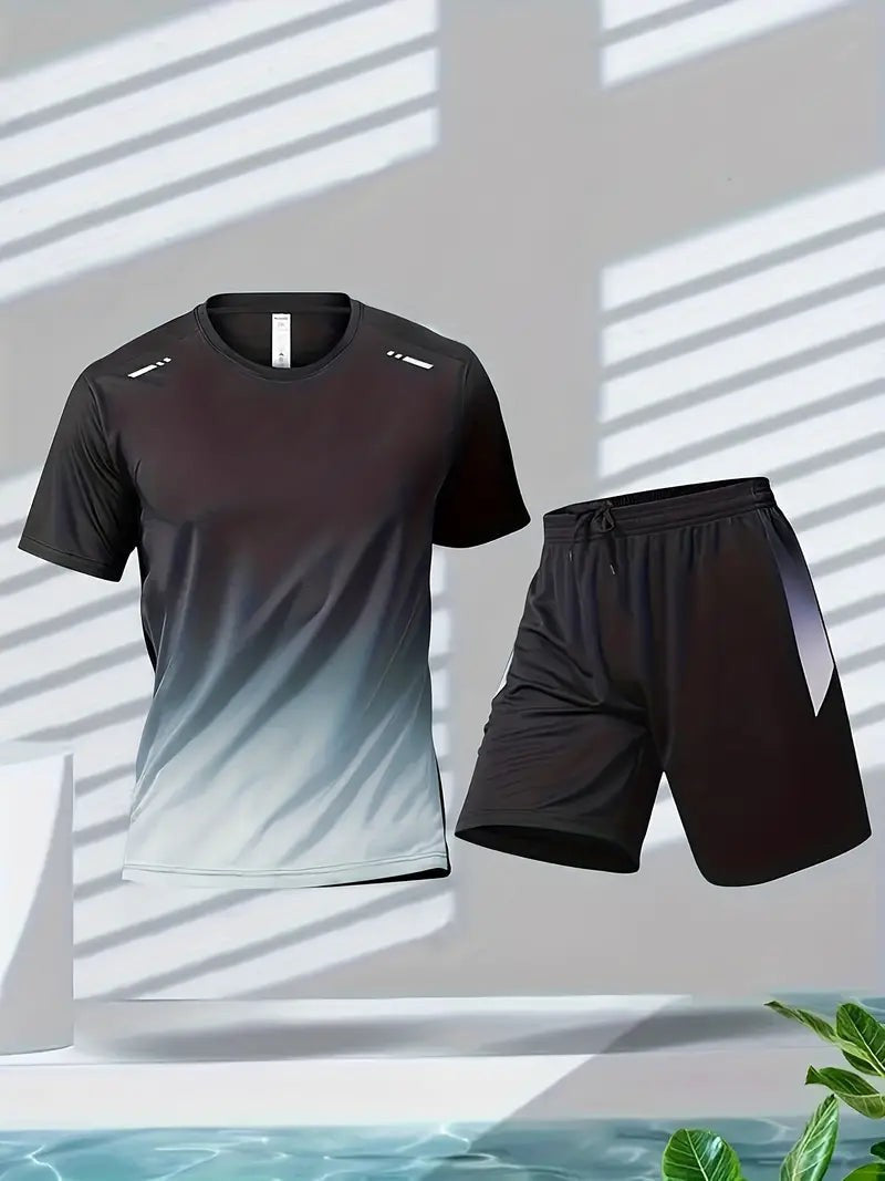 Sports Set – Men's 2-Piece Performance Shorts & T-Shirt