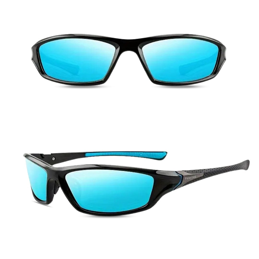 Sports Sunglasses – Men's Polarised Outdoor Sunglasses – Blue
