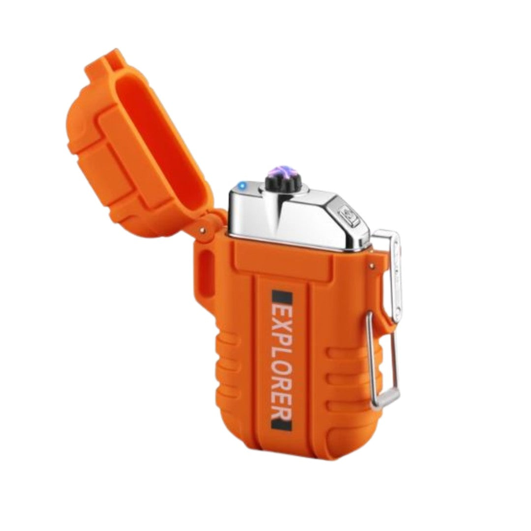 Storm Lighter – Waterproof Windproof Outdoor Lighter – Orange 1