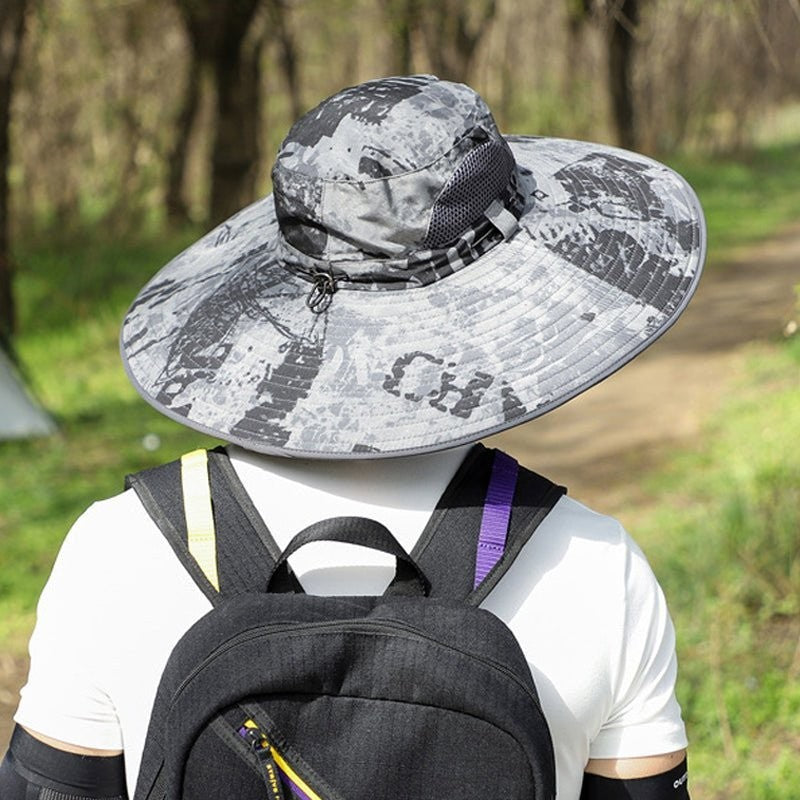 Sun Hat – Lightweight Breathable Wide-Brim Sun Protection – Grey