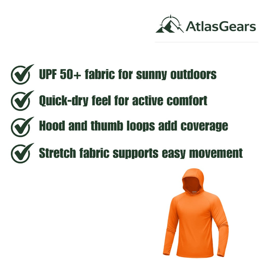 Sun Hoodie – Lightweight UPF 50+ Quick-Dry Hiking Hoodie