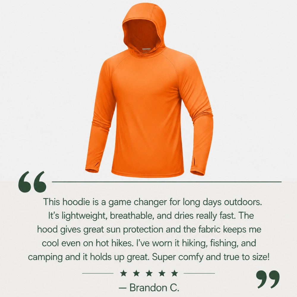 Sun Hoodie – Lightweight UPF 50+ Quick-Dry Hiking Hoodie