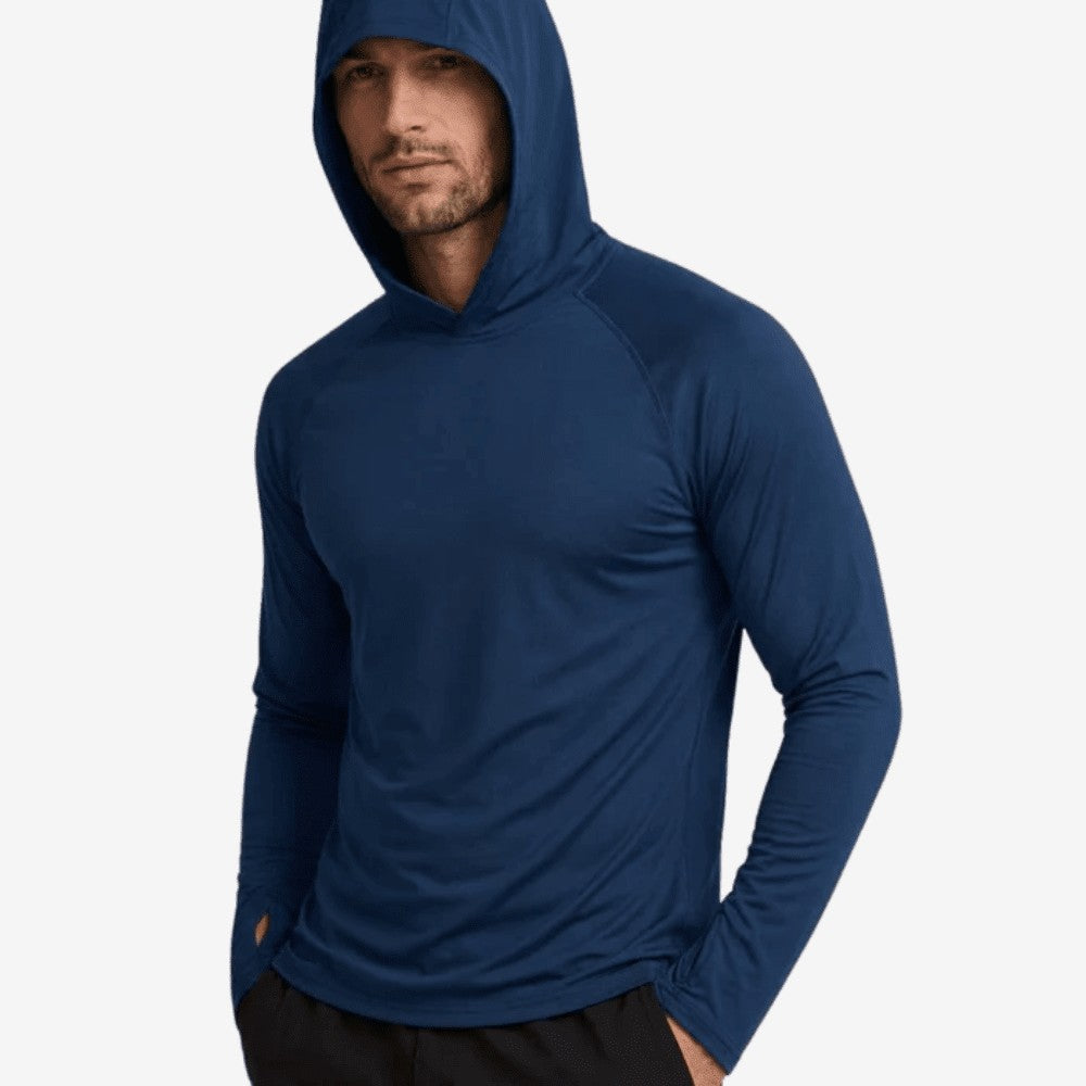 Sun Hoodie – Lightweight UPF 50+ Quick-Dry Hiking Hoodie – Navy