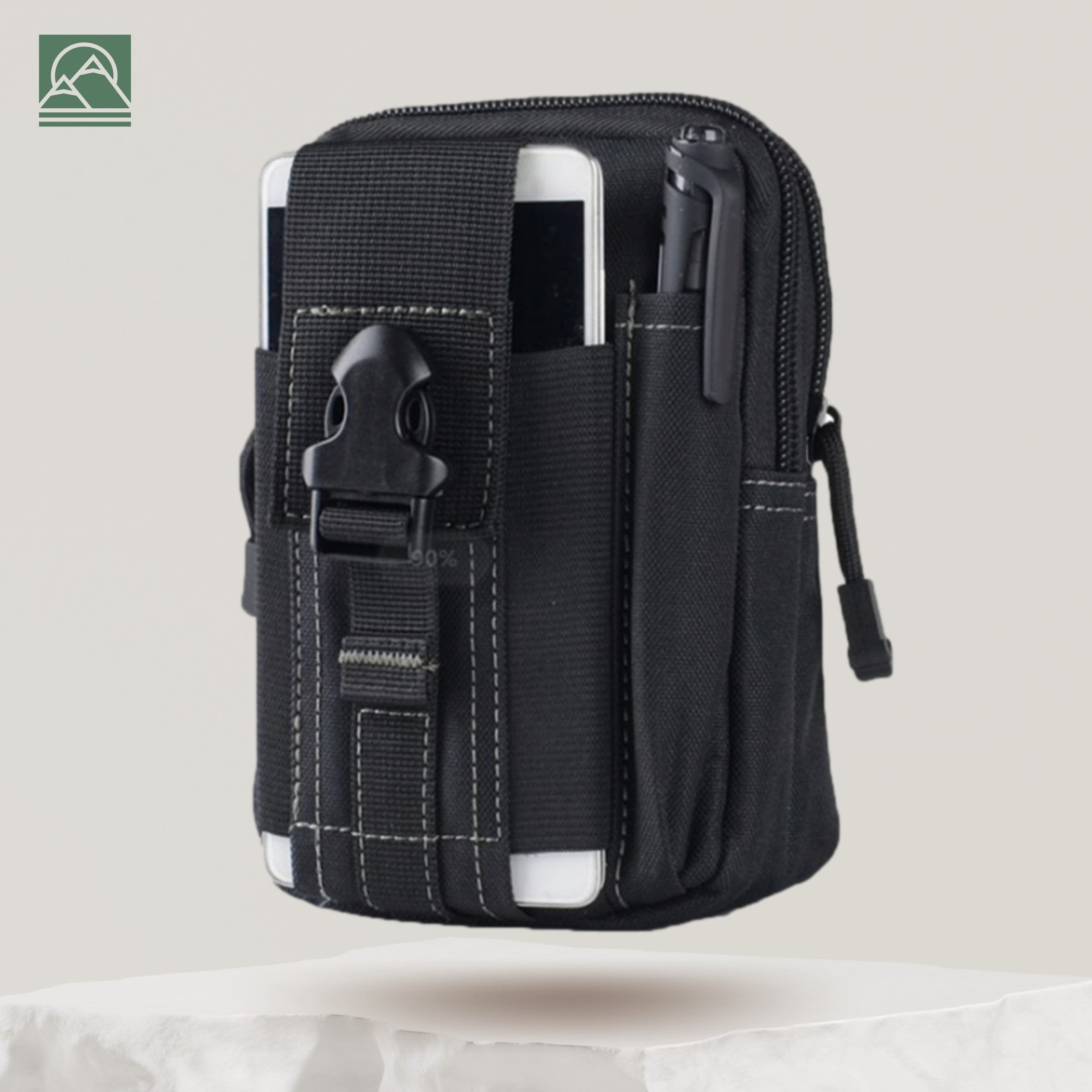 Tactical Belt Pouch – Waterproof Military Waist Bag – Black
