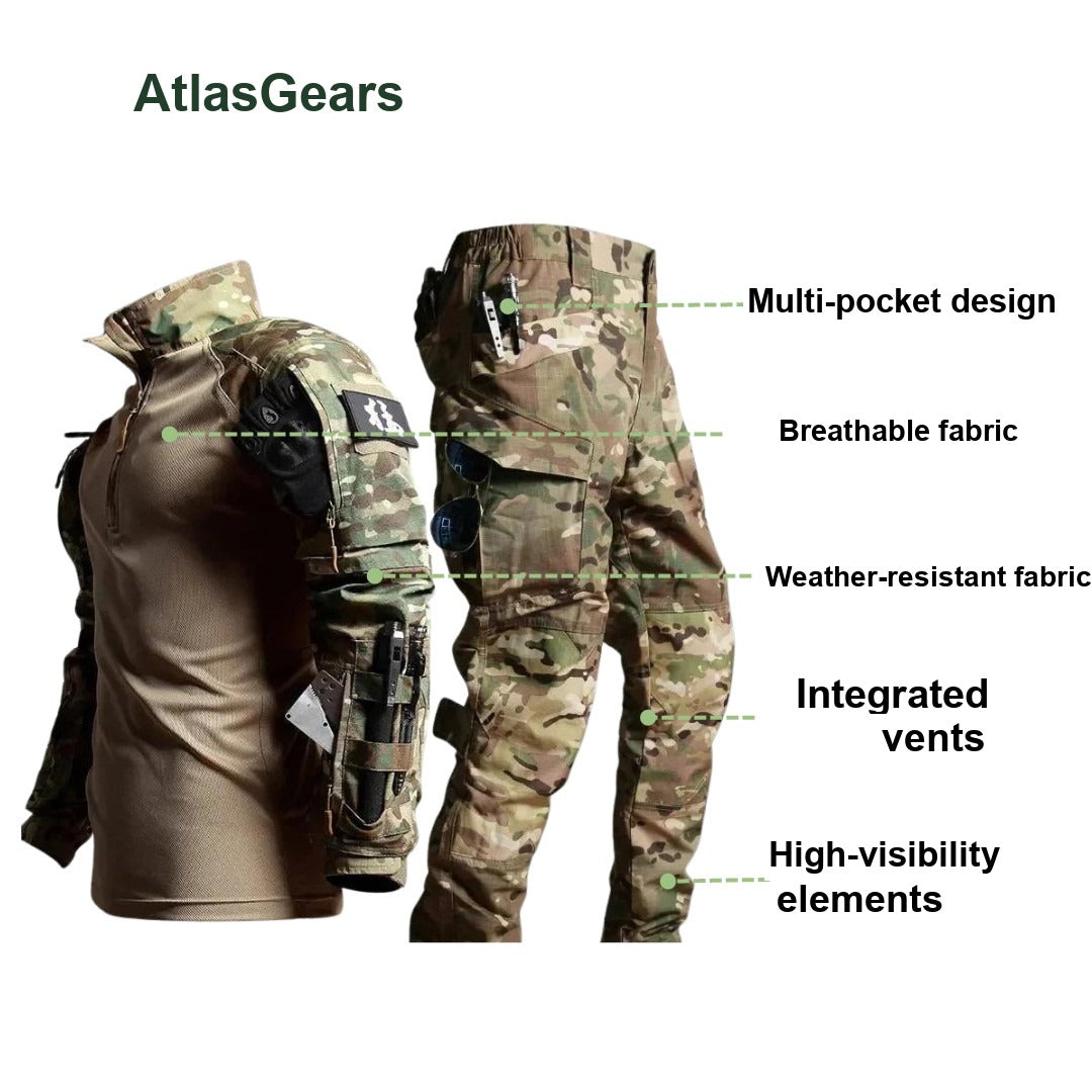 Tactical Set – Men's Waterproof Outdoor Jacket & Trousers