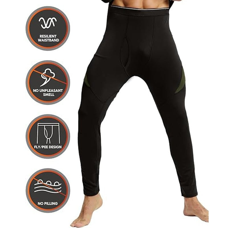 Thermal Base Layer Set – Men's Stretch Underwear Top & Bottom
